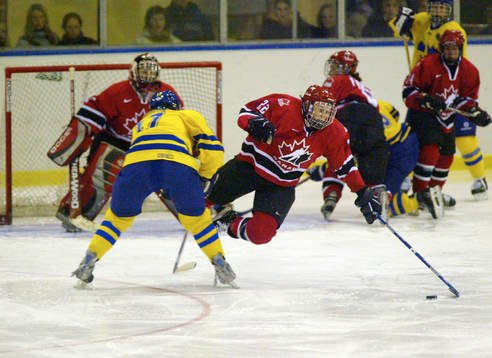 Ishockey, dam, Sverige - Kanada