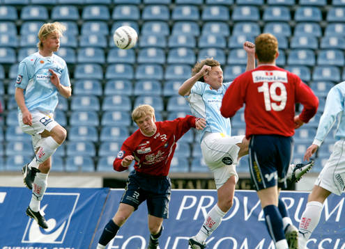 Fr v;  Markus Rosenberg, Johan Anegrund och Andreas