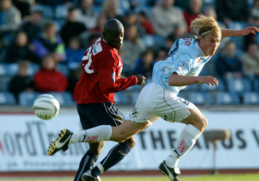 Edwin Phiri, Örgryte och Markus Rosenberg, Malmö