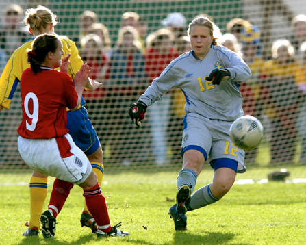 Maria Edman, målvakt Sverige