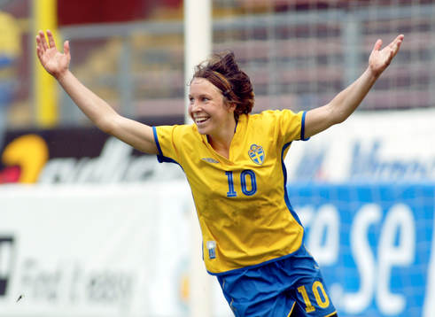 Hanna Ljungberg, Sverige, jubel