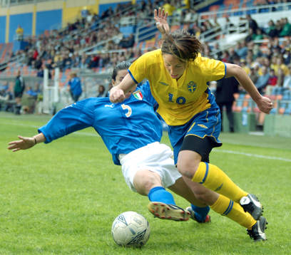 Hanna Ljungberg, Sverige och Giulia Perelli, Italien