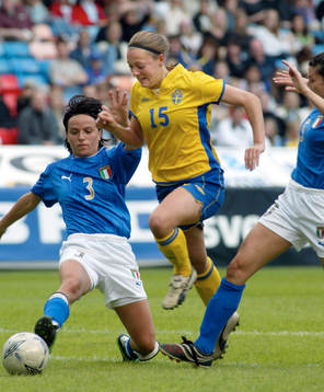 Therese Sjögran, Sverige och Tatiana Zorri, Italien