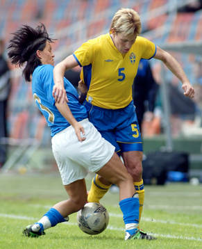Kristin Bengtsson, Sverige och Tatiana Zorri, Italien