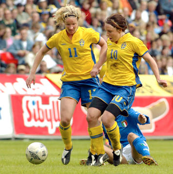 Victoria Svensson och Hanna Ljungberg, Sverige