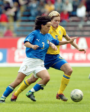 Kristin Bengtsson, Sverige och Tatiana Zorri, Italien