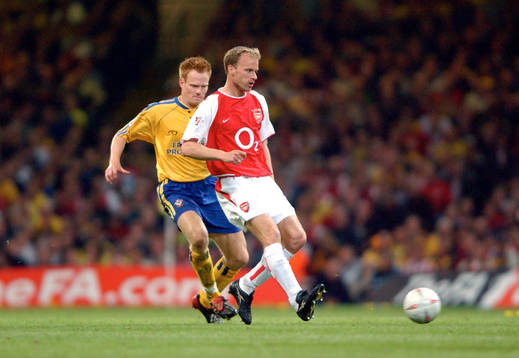 Dennis Bergkamp, Arsenal och Michael Svensson, Southampton
