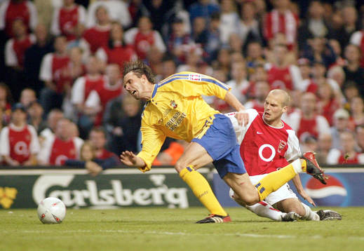 Fredrik Ljungberg, Arsenal och  Claus Lundekvam, Southampton