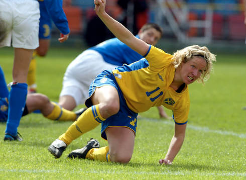 Victoria Svensson gjorde två mål