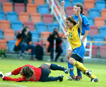 Hanna Ljungberg jubel