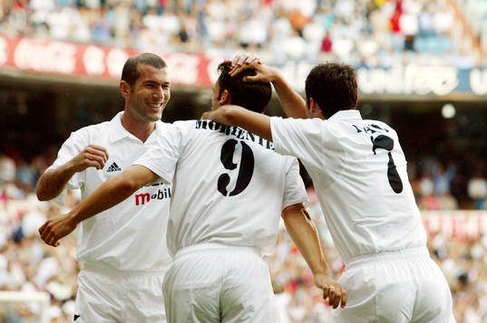 Zinedine Zidane, Morientes och Raul, Real Madrid