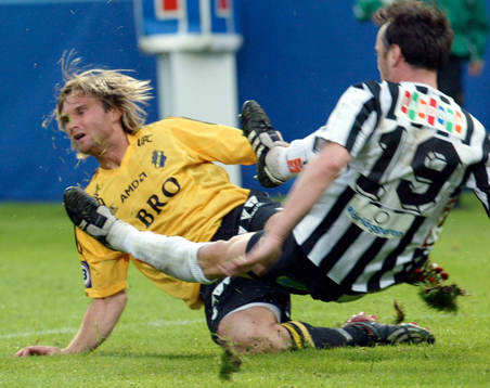 Andreas Andersson, AIK och Audun Helgason , Landskrona