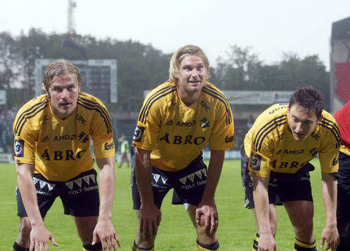 Daniel Tjernström, Andreas Andersson och Stefan Ishizaki