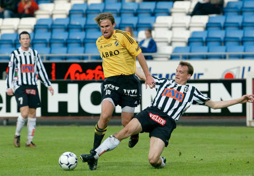 Andreas Andersson, AIK  och Magnus Torvaldson, BOIS