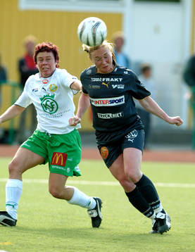 Lena Persson, Hammarby och Frida Östberg, Umeå