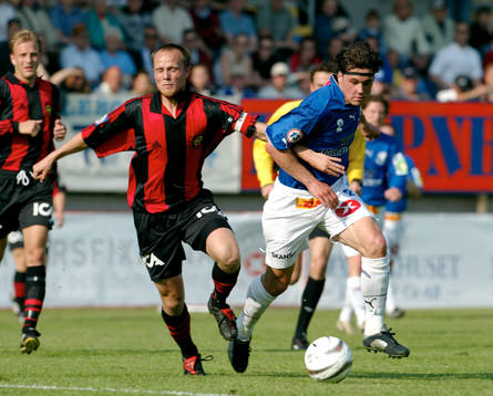 Nicklas Carlsson, BP och Jens Sloth, TFF