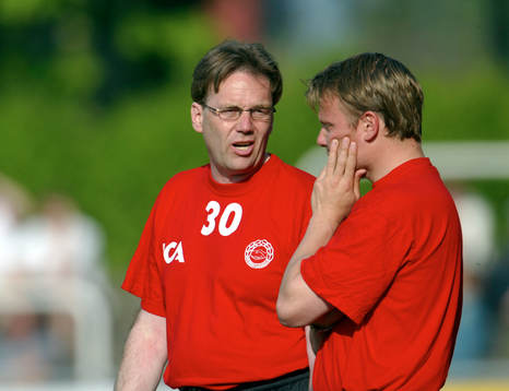 Benny Persson, tränare och Robert Johansson, ass. tränare