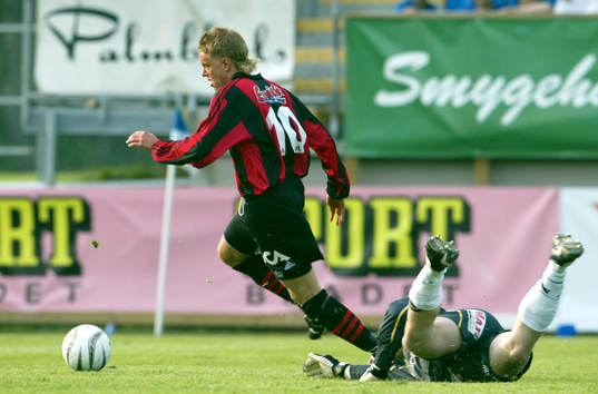 Klas Henriksson, BP punkterar matchen med sitt 0-2 mål