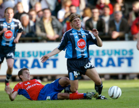 Johan Arneng och Martin Fribrock. Fällning, bensax