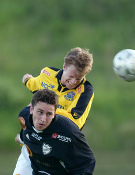 Jimmie Augustsson, målskytt, mot Linus Isberg