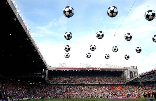 Fotboll, Champions League, final, Juventus - Milan på  Old
