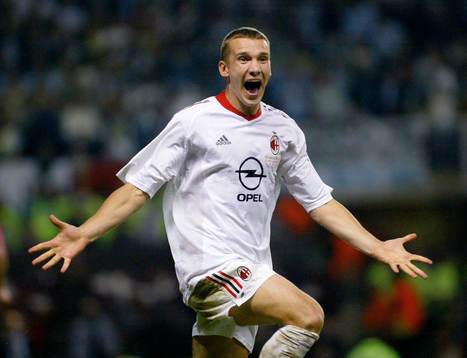 Shevchenko, Milan, jubel