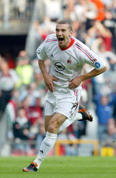 Shevchenko, Milan, jubel