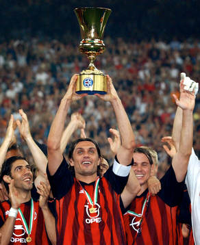 Maldini, Milan, jubel