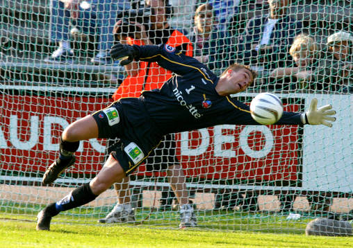 Fredrik Larsson, målvakt,  Helsingborg ser Bergers