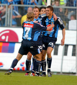 Johan Elmander, Djurgården. Jubel