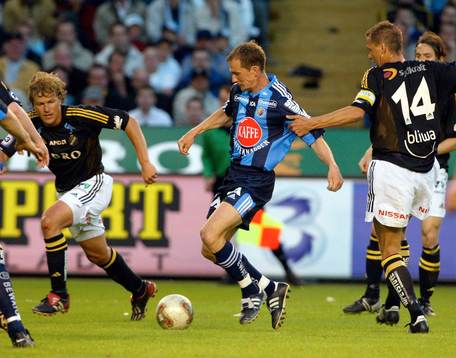 Daniel Tjernström, AIK och Niclas Rasck, Djurgården