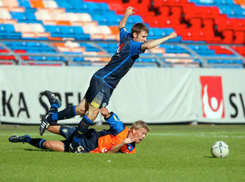 Stefan Selakovic och Marcus Allbäck