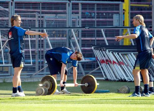 Andreas Johansson, Kim Källström och Andreas Andersson