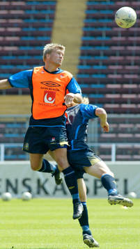 Marcus Allbäck och Christoffer Andersson, Sverige
