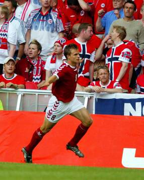 Jesper Grönkjaer, Danmark jubel