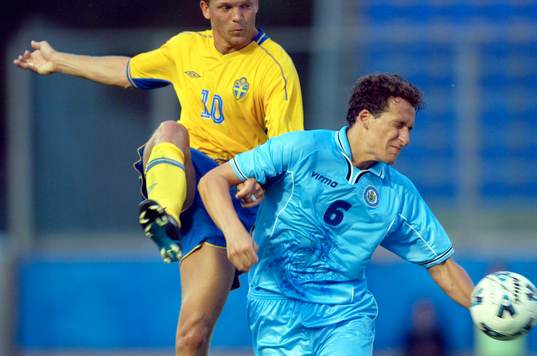 Fotboll, EM, Kval, San Marino - Sverige