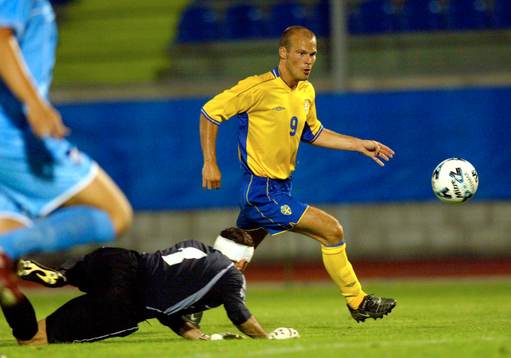Fotboll, EM, Kval, San Marino - Sverige