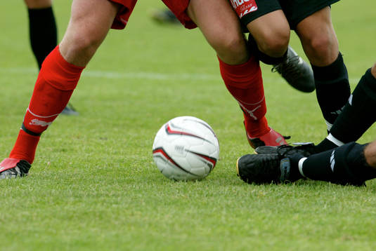 Fotboll, boll, ben, fotbollsko