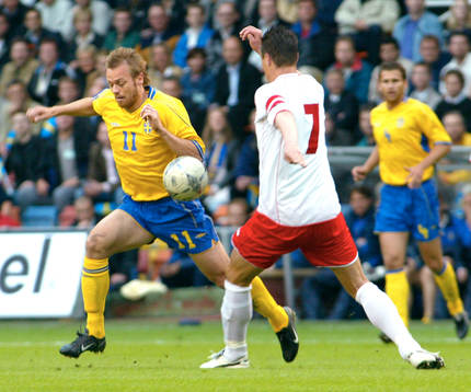 Mattias Jonson, Sverige och Tomasz Hajto, Polen