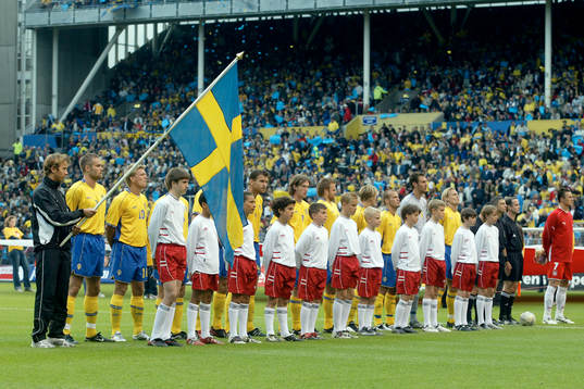 Fotboll, EM, kval,  EM-kval, Sverige - Polen