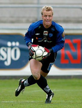 Fotboll. Superettan. Tommy Karlsson, målvakt, Falkenberg