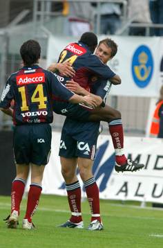 Johan Elmander, Djurgården, jubel