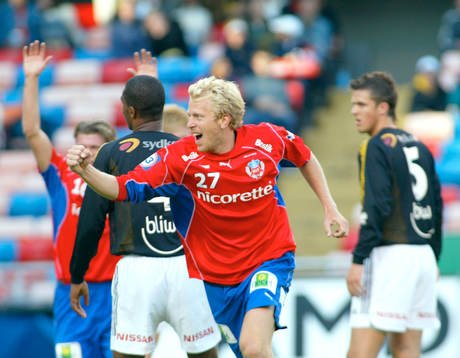 Gustaf Andersson, Helsingborg, jubel