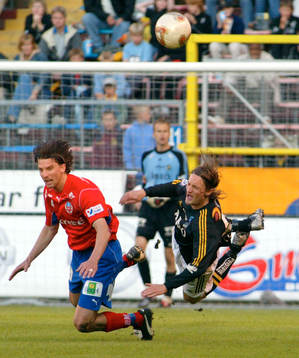 Mikael Gustavsson, Helsingborg och Mats Rubarth, AIK