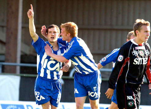 Martin Ericsson och Patrik Andersson jubel