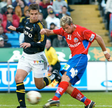 Per Nilsson, AIK och Mattias Lindström, Helsingborg