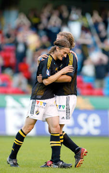 Mats Rubarth, AIK, jubel