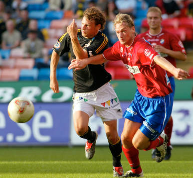 Daniel Tjernström, AIK och Patrik Karlsson, Öster