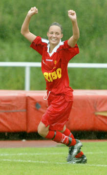 Charlotte Persson jubel