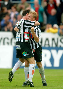 Matthias Eklund, Landskrona jublar med Audun Helgasson